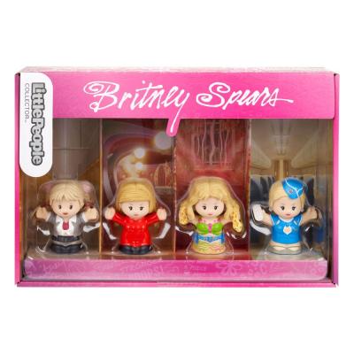 Britney Spears Pack de 4 Minifiguras Fisher-Price Little People Collector 7 cm