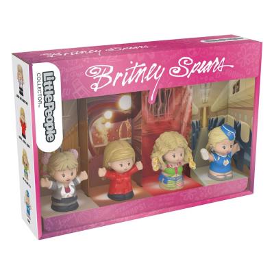 Britney Spears Pack de 4 Minifiguras Fisher-Price Little People Collector 7 cm