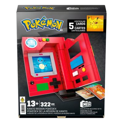 Pokémon MEGA Conjunto De Construcción De La Pokédex De La Región De Kanto