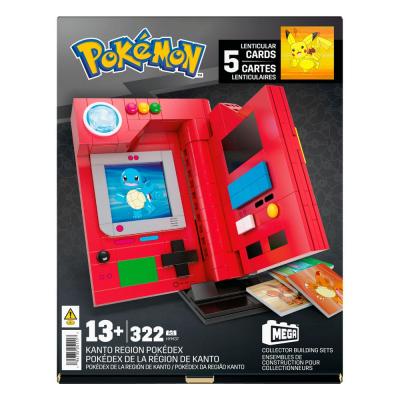 Pokémon MEGA Conjunto De Construcción De La Pokédex De La Región De Kanto