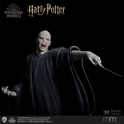 Harry Potter y las reliquias de la Muerte Estatua tamaño real Voldemort 211 cm