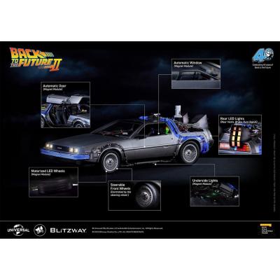 Regreso al Futuro II Vehículo 1/6 Time Machine 74 cm