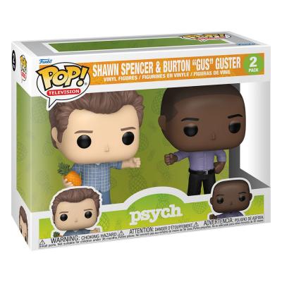Psych Pack de 2 POP! Vinyl Figuras Shawn&Gus 9 cm
