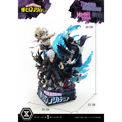 My Hero Academia Estatua Ultimate Premium Masterline Tomura Tomura Shigaraki, Dabi & Himiko Toga Deluxe Bonus Version 69 cm