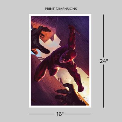 Marvel Litografia Daredevil: The Man Without Fear 60 x 41 cm - sin marco