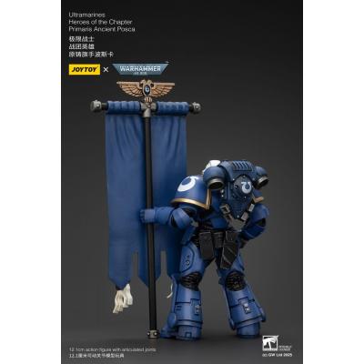 Warhammer 40k Figura 1/18 Ultramarines Heroes of the Chapter Primaris Ancient Posca 20 cm
