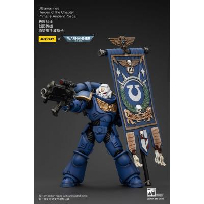 Warhammer 40k Figura 1/18 Ultramarines Heroes of the Chapter Primaris Ancient Posca 20 cm