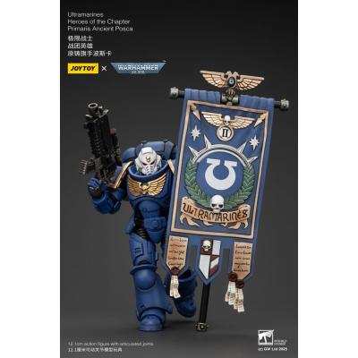 Warhammer 40k Figura 1/18 Ultramarines Heroes of the Chapter Primaris Ancient Posca 20 cm