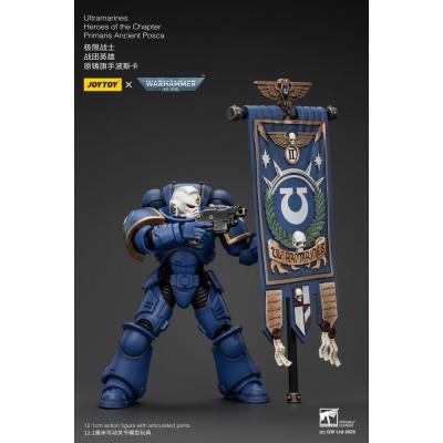 Warhammer 40k Figura 1/18 Ultramarines Heroes of the Chapter Primaris Ancient Posca 20 cm