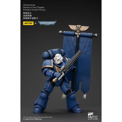 Warhammer 40k Figura 1/18 Ultramarines Heroes of the Chapter Primaris Ancient Posca 20 cm