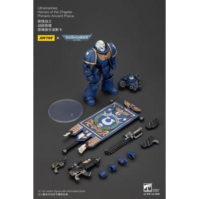 Warhammer 40k Figura 1/18 Ultramarines Heroes of the Chapter Primaris Ancient Posca 20 cm