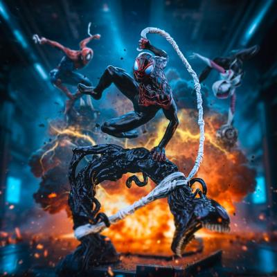Spider-Man vs. Villains Estatua 1/10 Diorama BDS Art Scale Miles Morales 32 cm