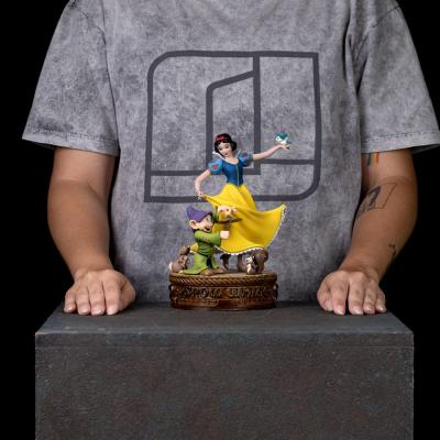 Snow White and the Seven Dwarfs Estatua 1/10 Art Scale Snow White and Dopey 21 cm