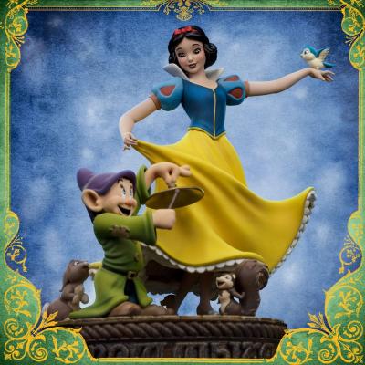 Snow White and the Seven Dwarfs Estatua 1/10 Art Scale Snow White and Dopey Deluxe Edition 21 cm