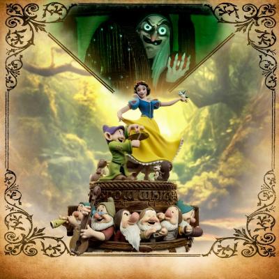 Snow White and the Seven Dwarfs Estatua 1/10 Art Scale Snow White and Dopey Deluxe Edition 21 cm