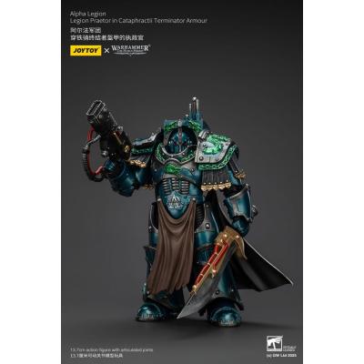 Warhammer The Horus Heresy Figura Alpha Legion Legion Praetor in Cataphractii Terminator Armour 18 cm