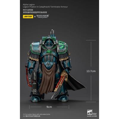 Warhammer The Horus Heresy Figura Alpha Legion Legion Praetor in Cataphractii Terminator Armour 18 cm