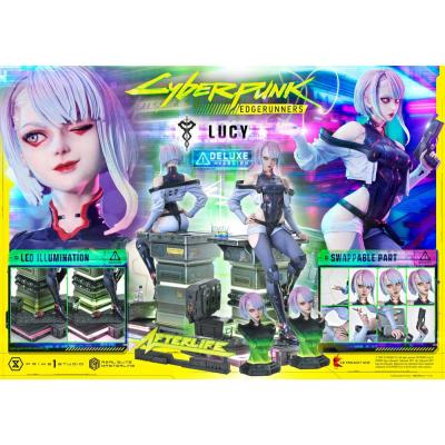 Cyberpunk: Edgerunners Estatua Real Elite Masterline Series 1/4 Lucy Deluxe Version 50 cm