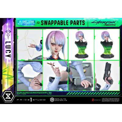 Cyberpunk: Edgerunners Estatua Real Elite Masterline Series 1/4 Lucy Deluxe Version 50 cm