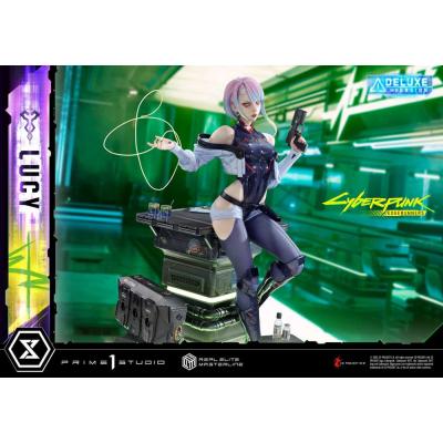 Cyberpunk: Edgerunners Estatua Real Elite Masterline Series 1/4 Lucy Deluxe Version 50 cm