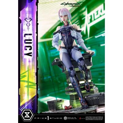 Cyberpunk: Edgerunners Estatua Real Elite Masterline Series 1/4 Lucy Deluxe Version 50 cm