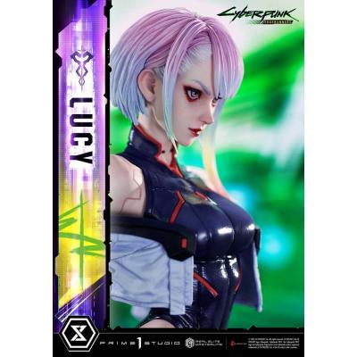 Cyberpunk: Edgerunners Estatua Real Elite Masterline Series 1/4 Lucy Deluxe Version 50 cm