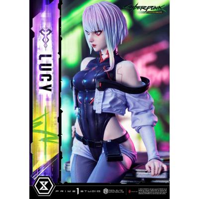 Cyberpunk: Edgerunners Estatua Real Elite Masterline Series 1/4 Lucy Deluxe Version 50 cm