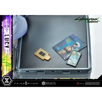 Cyberpunk: Edgerunners Estatua Real Elite Masterline Series 1/4 Lucy Deluxe Version 50 cm