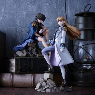 Mobile Suit Gundam Wing Alpha x Omega Estatua PVC 1/8 Heero Yuy & Relena Peacecraft Set 30th Anniversary Repaint Ver. 14 cm