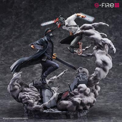 Chainsaw Man Estatua Super Situation Figure Chainsaw Man vs. Samurai Sword 26 cm