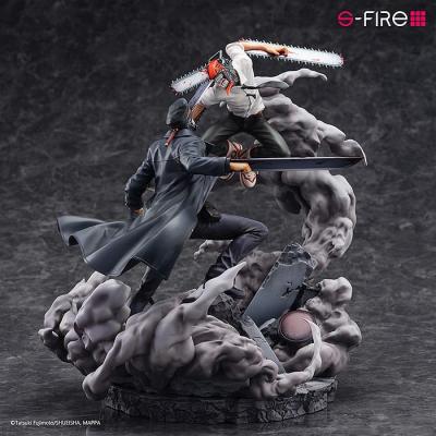 Chainsaw Man Estatua Super Situation Figure Chainsaw Man vs. Samurai Sword 26 cm