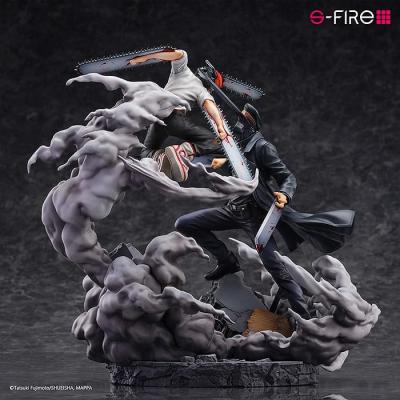 Chainsaw Man Estatua Super Situation Figure Chainsaw Man vs. Samurai Sword 26 cm