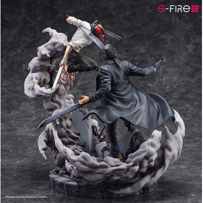 Chainsaw Man Estatua Super Situation Figure Chainsaw Man vs. Samurai Sword 26 cm