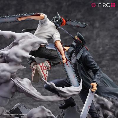 Chainsaw Man Estatua Super Situation Figure Chainsaw Man vs. Samurai Sword 26 cm