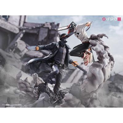 Chainsaw Man Estatua Super Situation Figure Chainsaw Man vs. Samurai Sword 26 cm