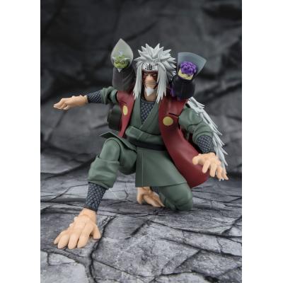 Naruto Figura S.H.Figuarts Jiraiya Hidden Leaf Heroic Master Sage (Sage Mode Set) 17 cm