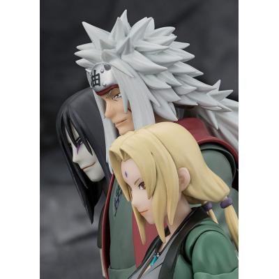 Naruto Figura S.H.Figuarts Jiraiya Hidden Leaf Heroic Master Sage (Sage Mode Set) 17 cm