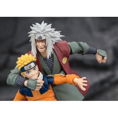 Naruto Figura S.H.Figuarts Jiraiya Hidden Leaf Heroic Master Sage (Sage Mode Set) 17 cm