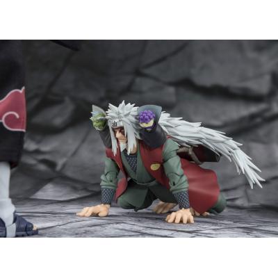 Naruto Figura S.H.Figuarts Jiraiya Hidden Leaf Heroic Master Sage (Sage Mode Set) 17 cm