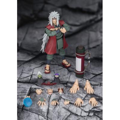Naruto Figura S.H.Figuarts Jiraiya Hidden Leaf Heroic Master Sage (Sage Mode Set) 17 cm
