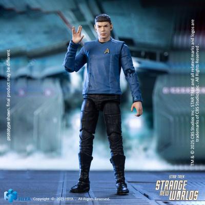 Star Trek Strange New Worlds Figura 1/18 Exquisite Mini Series Spock 11 cm