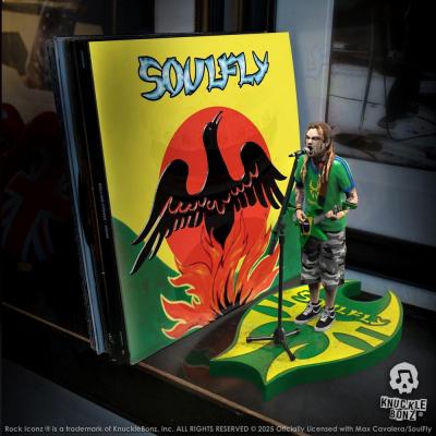 Soulfly Estatua Rock Iconz Max Cavalera 22 cm