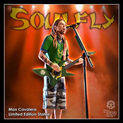 Soulfly Estatua Rock Iconz Max Cavalera 22 cm