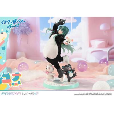 Kuma Kuma Kuma Bear Punch! Estatua PVC 1/7 Prisma Wing Yuna 28 cm