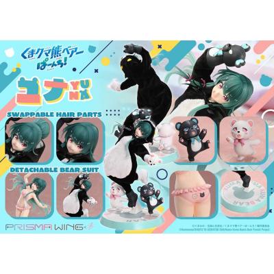 Kuma Kuma Kuma Bear Punch! Estatua PVC 1/7 Prisma Wing Yuna 28 cm