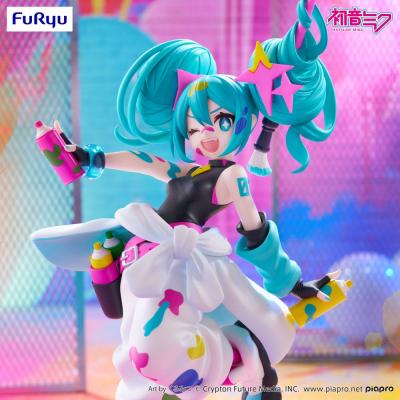 Hatsune Miku Estatua PVC Trio-Try-iT Miku Paint Girl 19 cm
