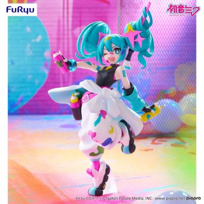 Hatsune Miku Estatua PVC Trio-Try-iT Miku Paint Girl 19 cm