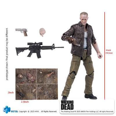 The Walking Dead Figura 1/18 Exquisite Mini Merle 11 cm