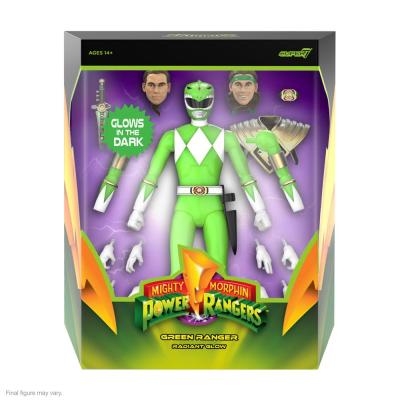 Power Rangers Figura Ultimates Green Ranger (Glow) 18 cm