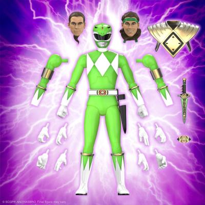 Power Rangers Figura Ultimates Green Ranger (Glow) 18 cm